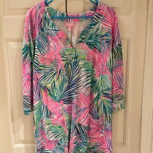 Lilly Pulitzer Palms Shift Dress - Size Medium